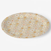 押し素朴花 ペーパープレート (アングル)