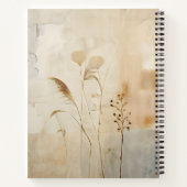 押し花と草 ノートブック (裏面)