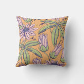 押し花の水彩画イラスト クッション (裏面)