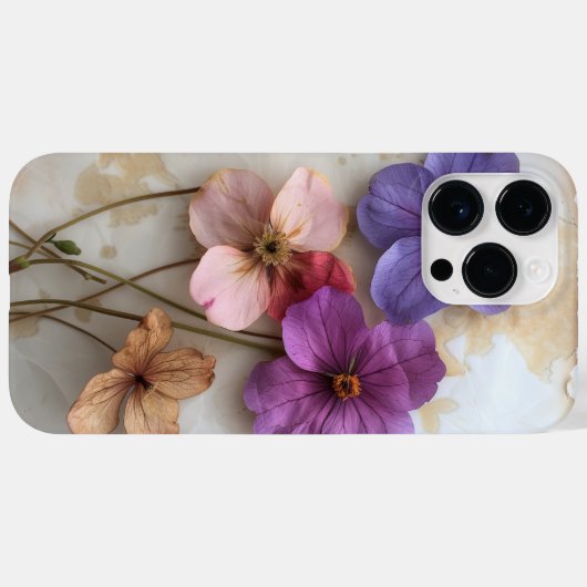 押し花フローラ植物性プリント自然 Case-Mate iPhoneケース (裏面 (横))