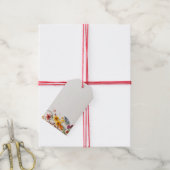 押し花ブライダルシャワーラベルタグ ギフトタグ (より糸付き)