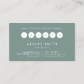 押し花ロイヤリティカード ロイヤリティカード (裏面)