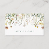 押し花ロイヤリティカード ロイヤリティカード (正面)