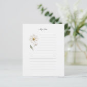 押し花列文房具ノート紙 (スタンド正面)