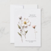 押し花結婚のサンキューカード サンキューカード (正面)