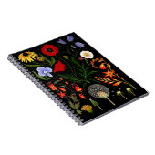 押し花,ボホワイルドフラワー,ヴィンテージボタニカ ノートブック (右側)