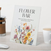押し花　ワイルドフラワー　フラワーバーサイン 台座サイン (インサイチュ)