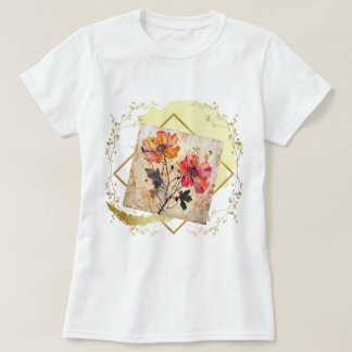 押し花 Tシャツ
