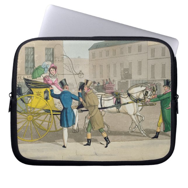 押す招待状、「流行の穴から、 ラップトップスリーブ (正面)