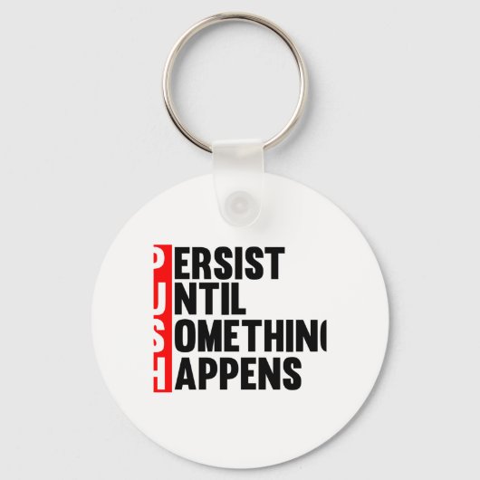 押す キーホルダー (正面)