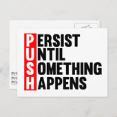 押す ポストカード (正面/裏面)