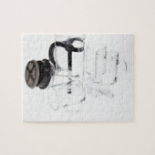 押フランスのす(カフェティエールa piston) ジグソーパズル (横)