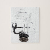 押フランスのす(カフェティエールa piston) ジグソーパズル (縦)