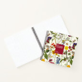 押モダンし花のパタエレガントーン ノートブック (内部)