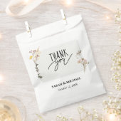 押素朴し花ありがとう結婚さん フェイバーバッグ (クリップ留めされた状態)