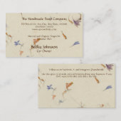 押花紙スタイル名刺 名刺 (正面/裏面)