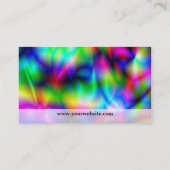 抽カラフル象名刺 名刺 (裏面)