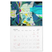 抽出の自然 カレンダー (1月 2027)
