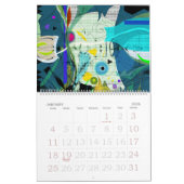 抽出の自然 カレンダー (1月 2026)