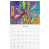 抽出の自然 カレンダー (7月 2018)