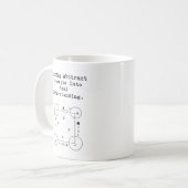抽象から具体への理解 | 数学的明晰さ コーヒーマグカップ (正面左)