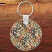 抽象アートのキーチェーン キーホルダー (正面)