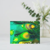 抽象アートのポストカード ポストカード (スタンド正面)