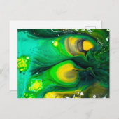 抽象アートのポストカード ポストカード (正面/裏面)