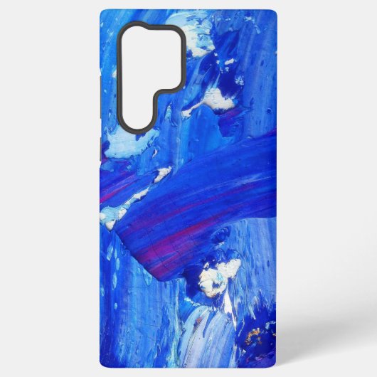 抽象アートの画像がプリントされたアンドロイド携帯ケース SAMSUNG GALAXYケース (裏面)