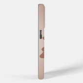 抽象アートの茶色の藻類、海藻 Case-Mate iPhoneケース (裏面 / 右)