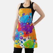 抽象アートの躍動 エプロン (インサイチュ)