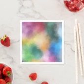 抽象アートテンプレート エレガント モダン スタンダードカクテルナプキン (インサイチュ)