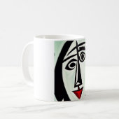 抽象アートマグカップ コーヒーマグカップ (正面左)