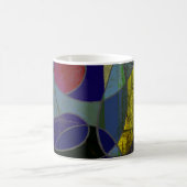 抽象アート コーヒーマグ "Candlelight Variation" コーヒーマグカップ (中央)