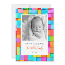 抽象アート フォト ファミリー ネーム カラフル 年間 ベイビー