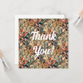 抽象アート フラット グリーティング カード (正面/裏面インサイチュ)