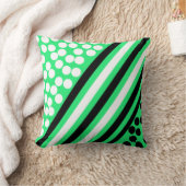 抽象アート ボール 線 パターン クッション (ブランケット)