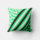 抽象アート ボール 線 パターン クッション (裏面)