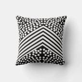 抽象アート ボール 線 パターン クッション (裏面)