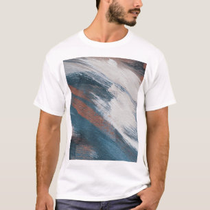 抽象アート：多彩な筆致 Tシャツ