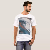 抽象アート:多彩な筆致 Tシャツ (正面フル)