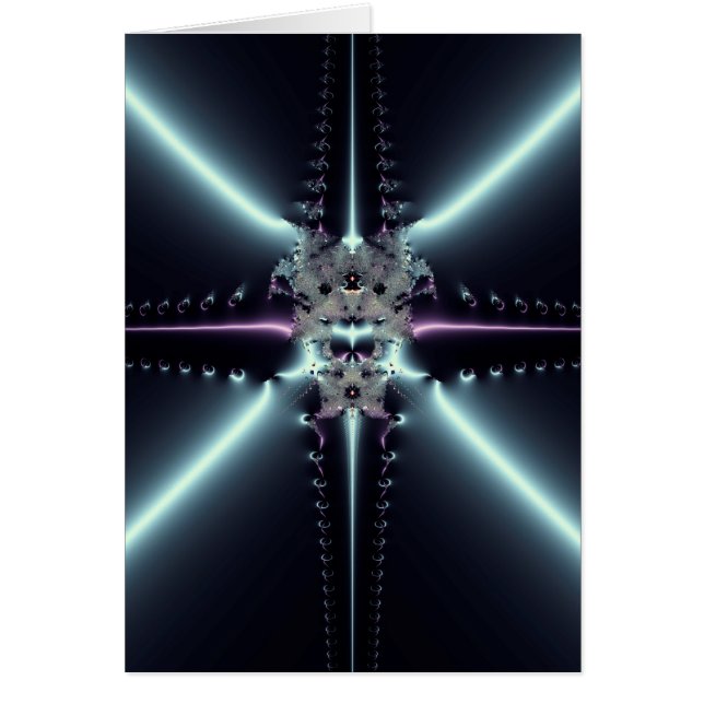 抽象アート 青い星 (正面)