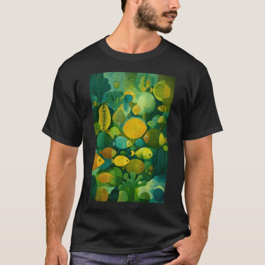 抽象アート 942 Tシャツ (正面)