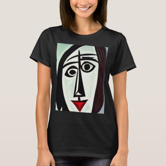 抽象アートTシャツ Tシャツ (正面)