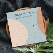 抽象セラミック赤面錆グレーイヤリングディスプレイ