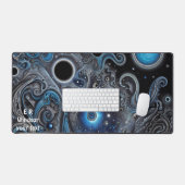 抽象デザインの古代の鮮やか記号 デスクマット (キーボード&マウス)