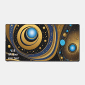 抽象デザインの古代の鮮やか記号 デスクマット (正面)