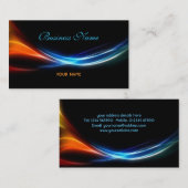 抽象デザインの名刺 名刺 (正面/裏面)
