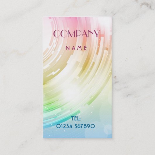 抽象デザインの名刺 名刺 (正面)