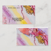 抽象デザインの名刺 名刺 (正面/裏面)